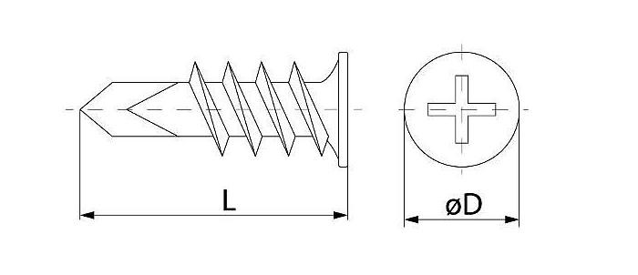 Дюбель чертеж dwg