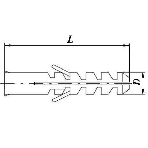 Дюбель распорный тип S