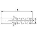 Дюбель распорный тип S